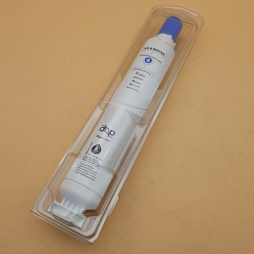 Everydrop by Whirlpool Ice and Water Refrigerator Filter 6 EDR6D1 Single Pack